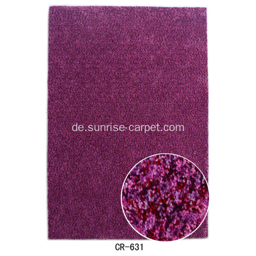 Microfaser-Teppich mit Mischfarbe